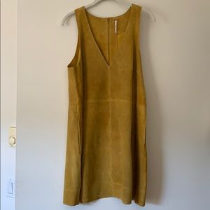 Free People Retro Love suede mini dress